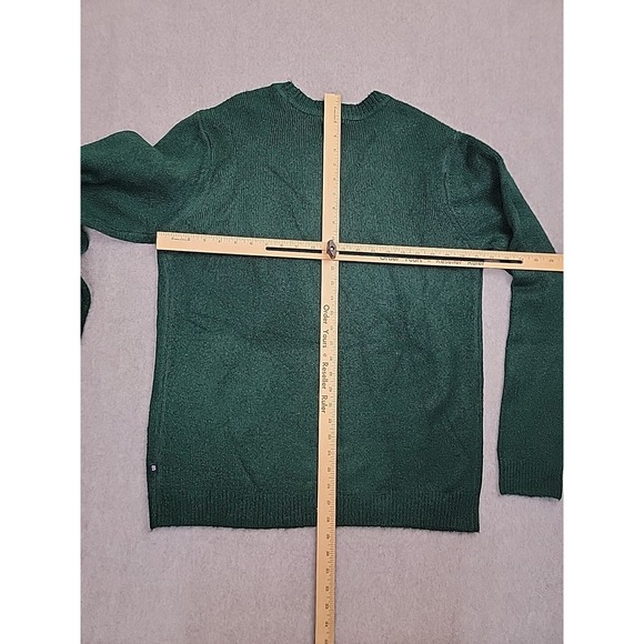 GAP Pullover Crewneck Sweater Mens XL Green Knit Preppy Stretch Grandpa Dad Soft - Picture 11 of 15